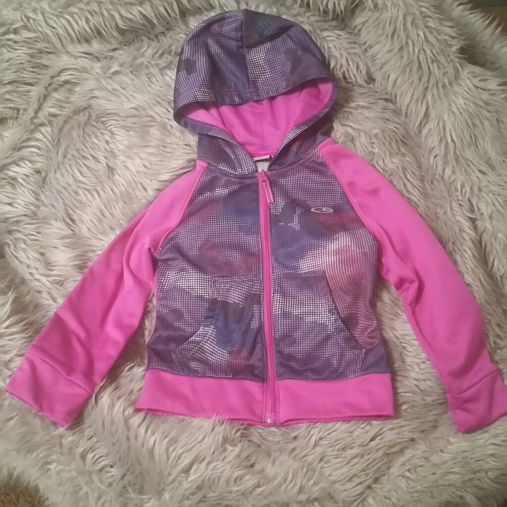 Champion zipper hooded jacket, XS/TP 4-5